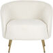 Clea Altro White Lounge Chair